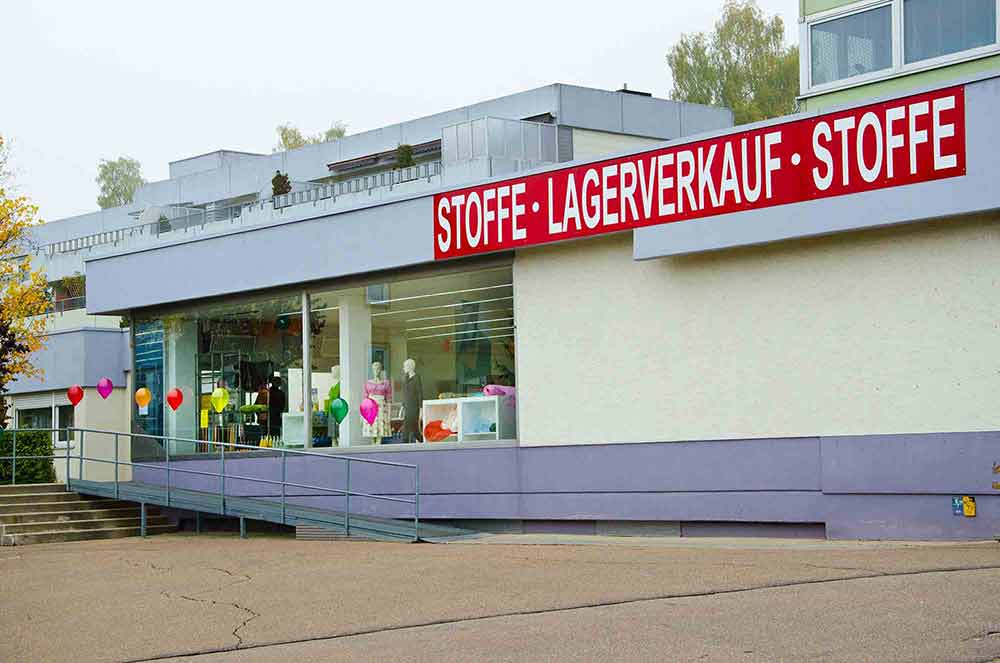 Im Lagerverkauf gnstig Stoffe kaufen